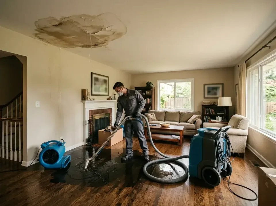 attic-pipe-burst-ceiling-drip-008 — frequently asked questions, Water Damage Restoration & Carpet Care in Bainbridge, GA